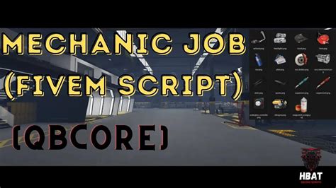 A Mechanic Job for QBCore Framework. . Mechanic job script qbcore